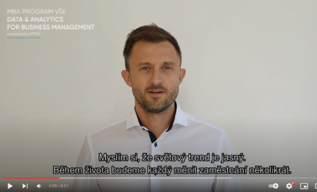 Jiří Krejčí: Co mi přineslo studium MBA programu DATA & ANALYTICS FOR BUSINESS MANAGEMENT powered by KPMG.
