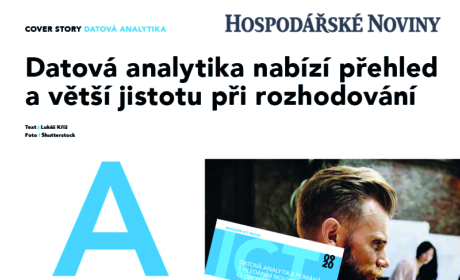 [ICT revue – příloha HN] Datová analytika nabízí přehled a větší jistotu při rozhodování