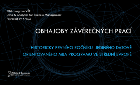 Obhajoby historicky prvního ročníku MBA programu DABM