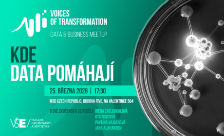 Kde data pomáhají? Přijďte to zjistit na další meetup ze série Voices of Transformation